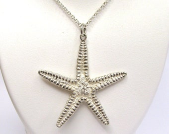 Monika Wendland Sterling Silver Starfish Necklace