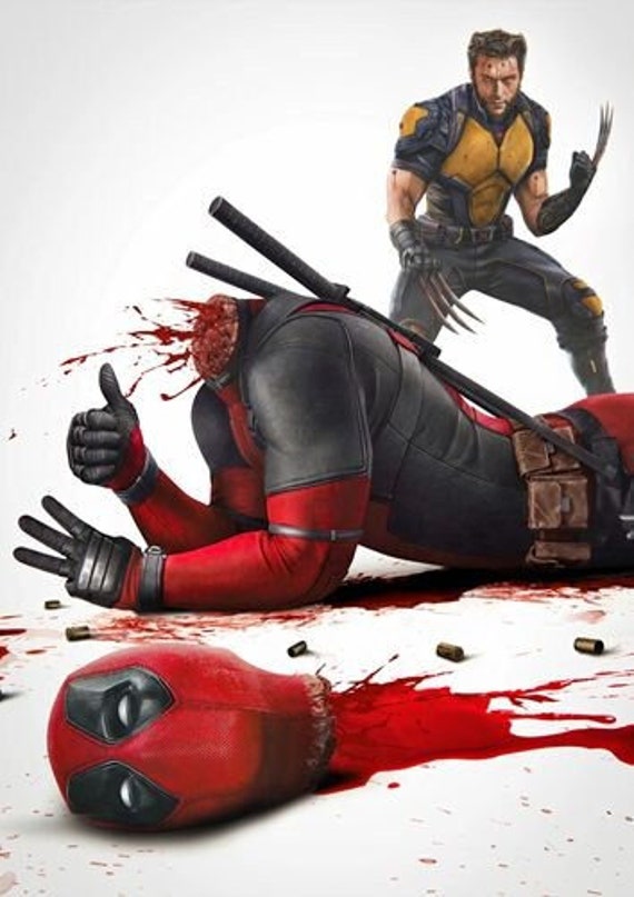 Deadpool 3 DD8 Wolverine Print Poster A3 Size Vintage Retro -  Israel