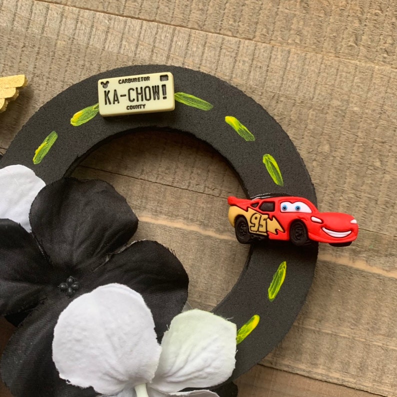 Cars Inspired Floral Wire Minnie Mouse Ears Etsy