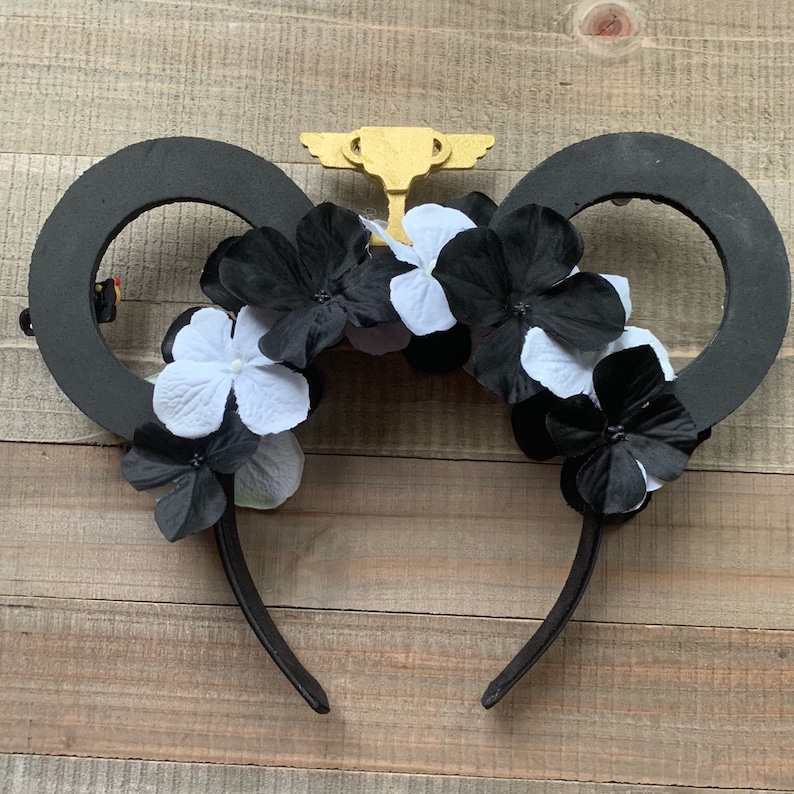 Cars Inspired Floral Wire Minnie Mouse Ears Etsy