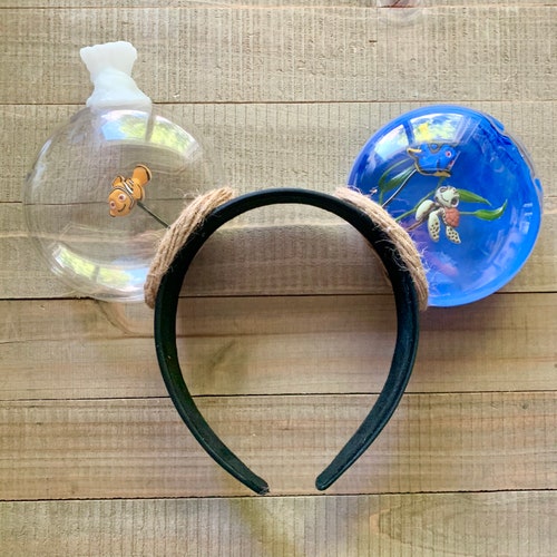 Finding Nemo Inspired Snowglobe Minnie Mouse Ears