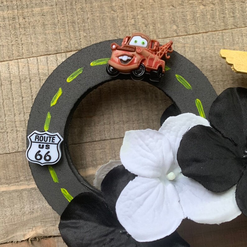 Cars Inspired Floral Wire Minnie Mouse Ears Etsy