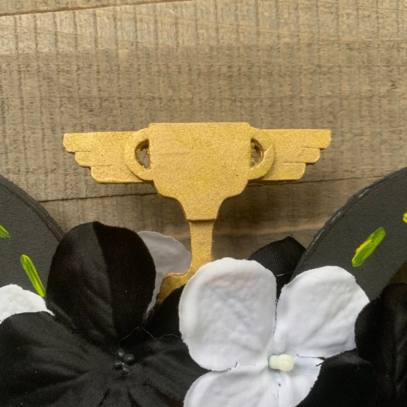 Cars Inspired Floral Wire Minnie Mouse Ears Etsy