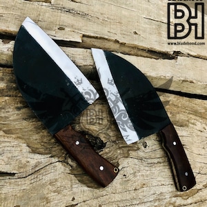 Handmade serbian forged cleaver