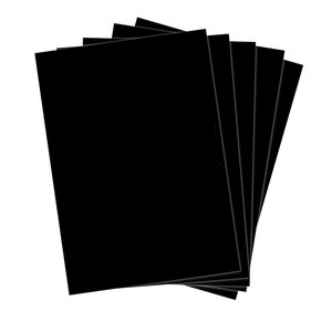 Bastelpapier SCHWARZ, DIN A4, 110g/qm, 25 Blatt