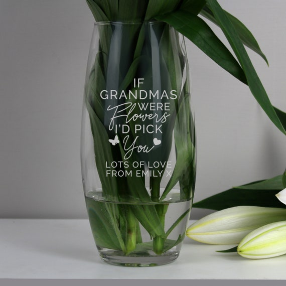 Nombre Personalizado Copa De Cristal De Flor De Nacimiento, Vaso Con