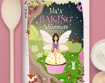 Personalised Fairy Baking Adventure Book - Gift For Girl - Birthday Gift - Birthday Gift For Girl - star baker - baking gift for children