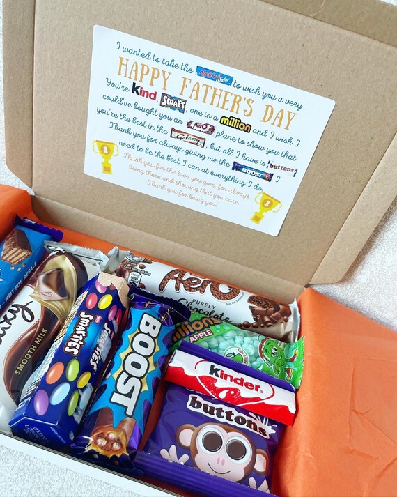 Father's Day Chocolate Box Father's Day Gift Dad - Etsy UK