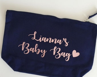 Personalised Baby Bag - New baby gift - newborn - Nappy bag - baby travel bag