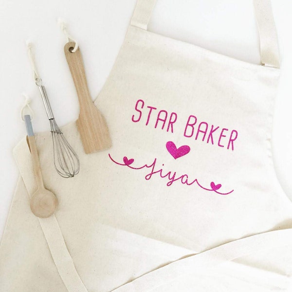 Personalised Children's Star Baker Apron - Personalised Apron - Star Baker - Children's Apron