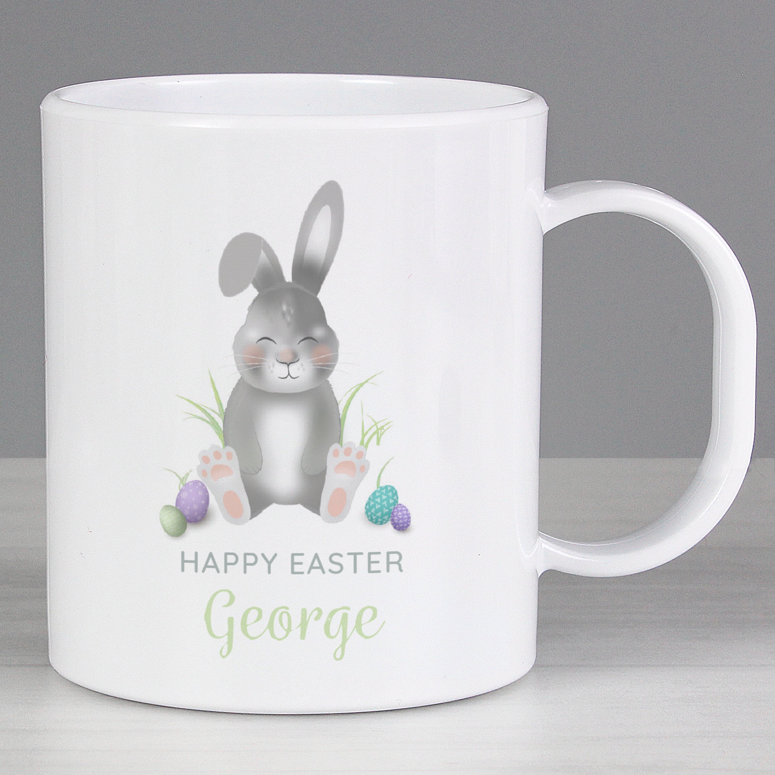 Personalised Easter Bunny Plastic Mug Mug for Children - Etsy