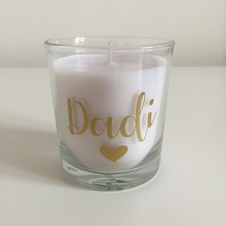 Personalised Name Candle Personalised Candle Bridesmaid Etsy