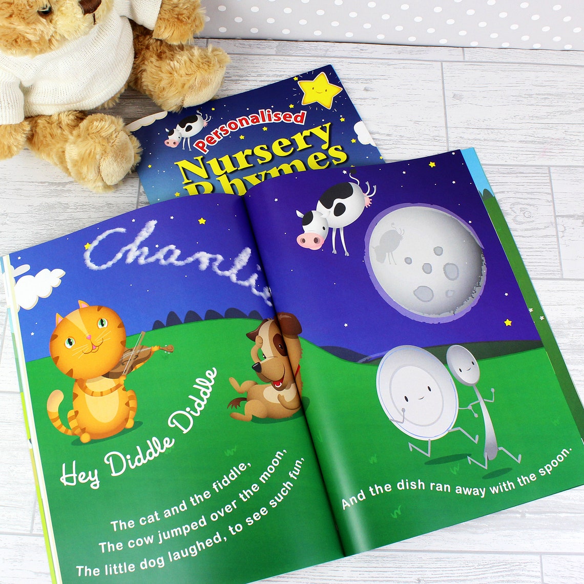 Personalised Nursery Rhyme Book Personalised Gift for Etsy UK