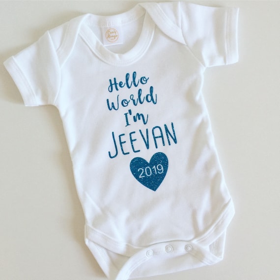 born in 2019 baby vest
