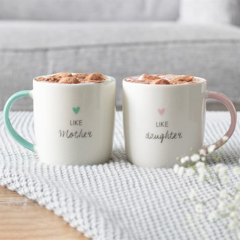 Like Mother Like Daughter Mug Set Mother's Day Mug Set Gift for Mum Mother's Day Gift for Mother's Day image 1