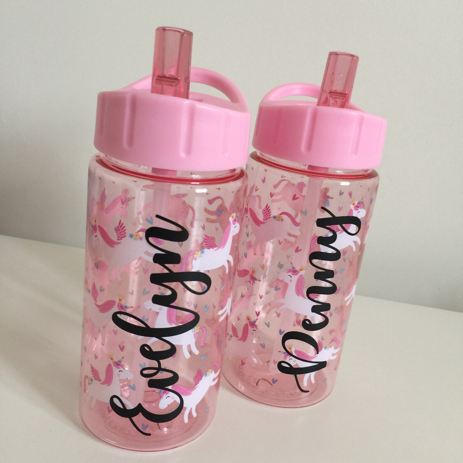 Personalised Children's Water Bottle Unicorn Water Etsy