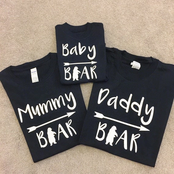 daddy bear baby bear t shirt