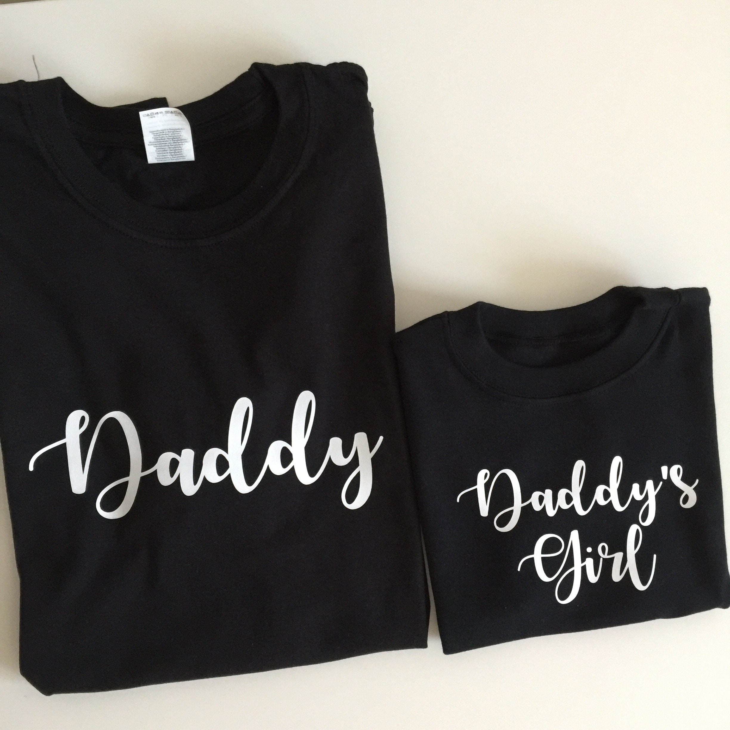 Daddy and daughter t-shirts set Daddy and daddy's girl t-shirts set