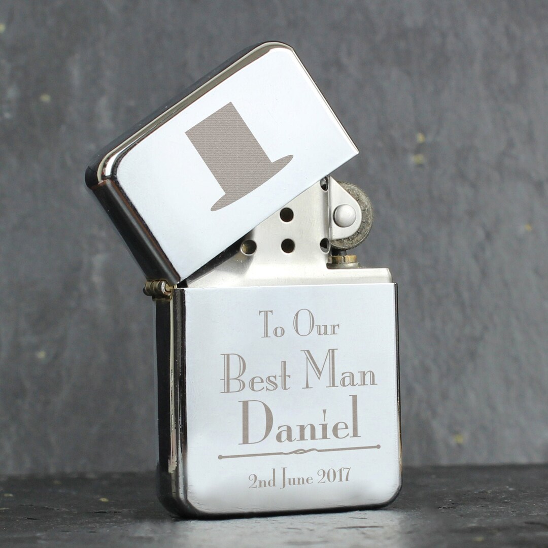 Personalised Wedding Lighter Groom Father of the Bride Father of the