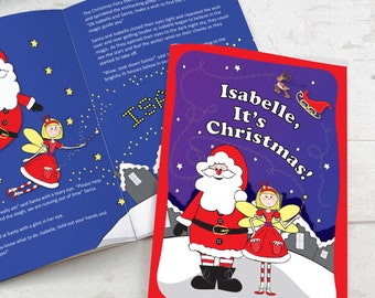 Personalised 'It's Christmas' Fairy Story Book - Keepsake Book - Children's Bedtime Story - Christmas Story - Personalised Christmas Book