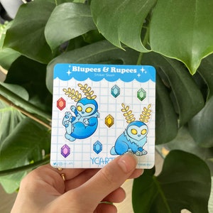 Blupees & Rupees stickervel