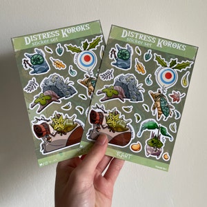 Distress Koroks Stickers Sheet