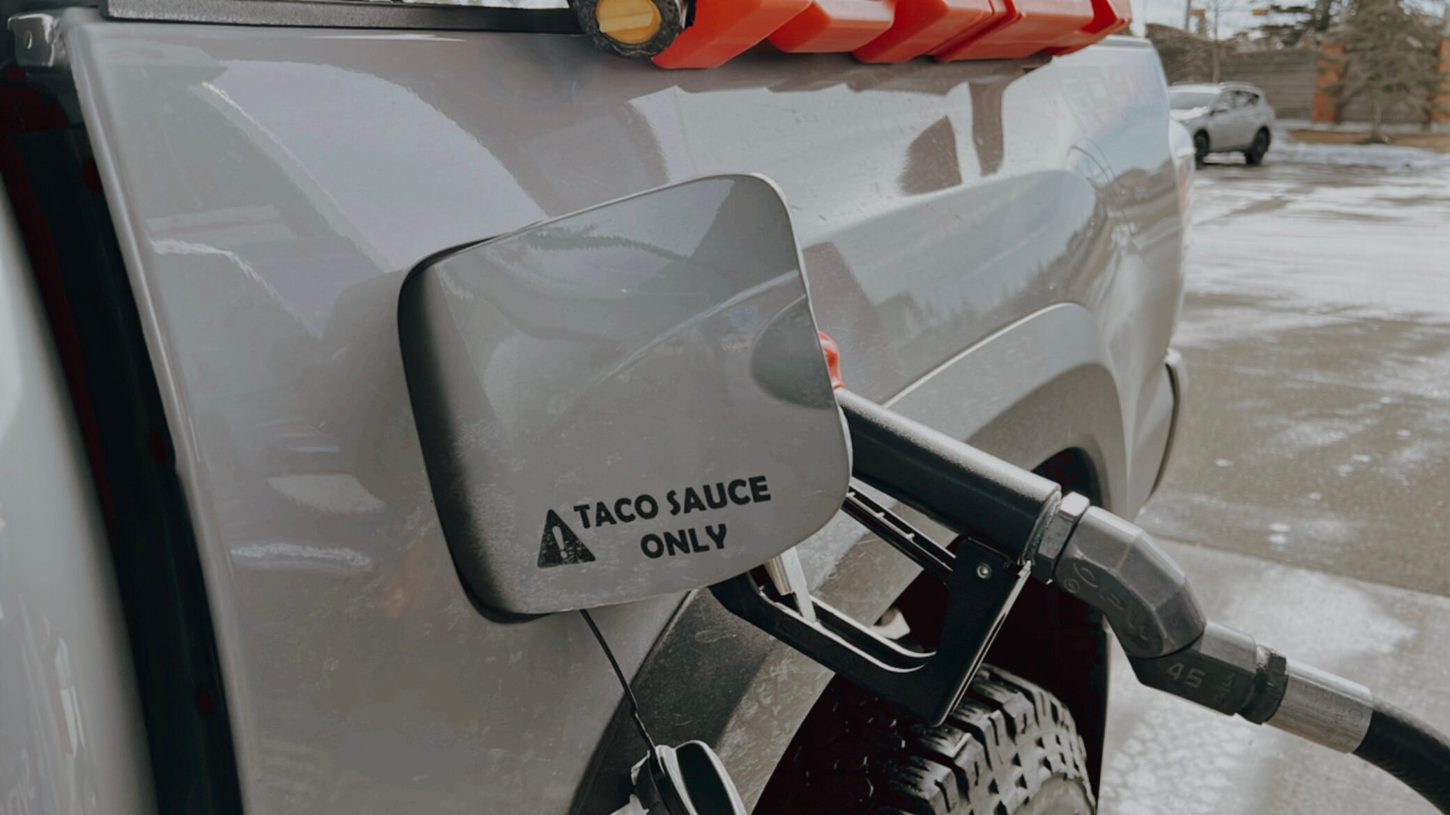 Taco Sauce Only Decal for Fuel Door / Gas Lid matte Etsy