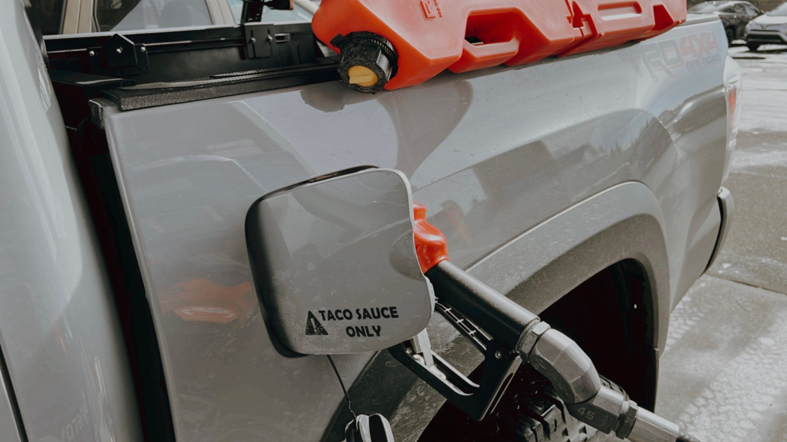 Taco Sauce Only Decal for Fuel Door / Gas Lid matte Etsy