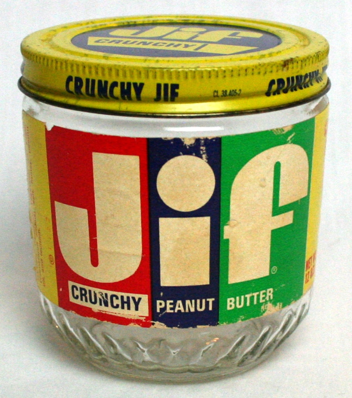 JIF Jar Vintage Label Peanut Butter Mid Century Measuring Cup Etsy