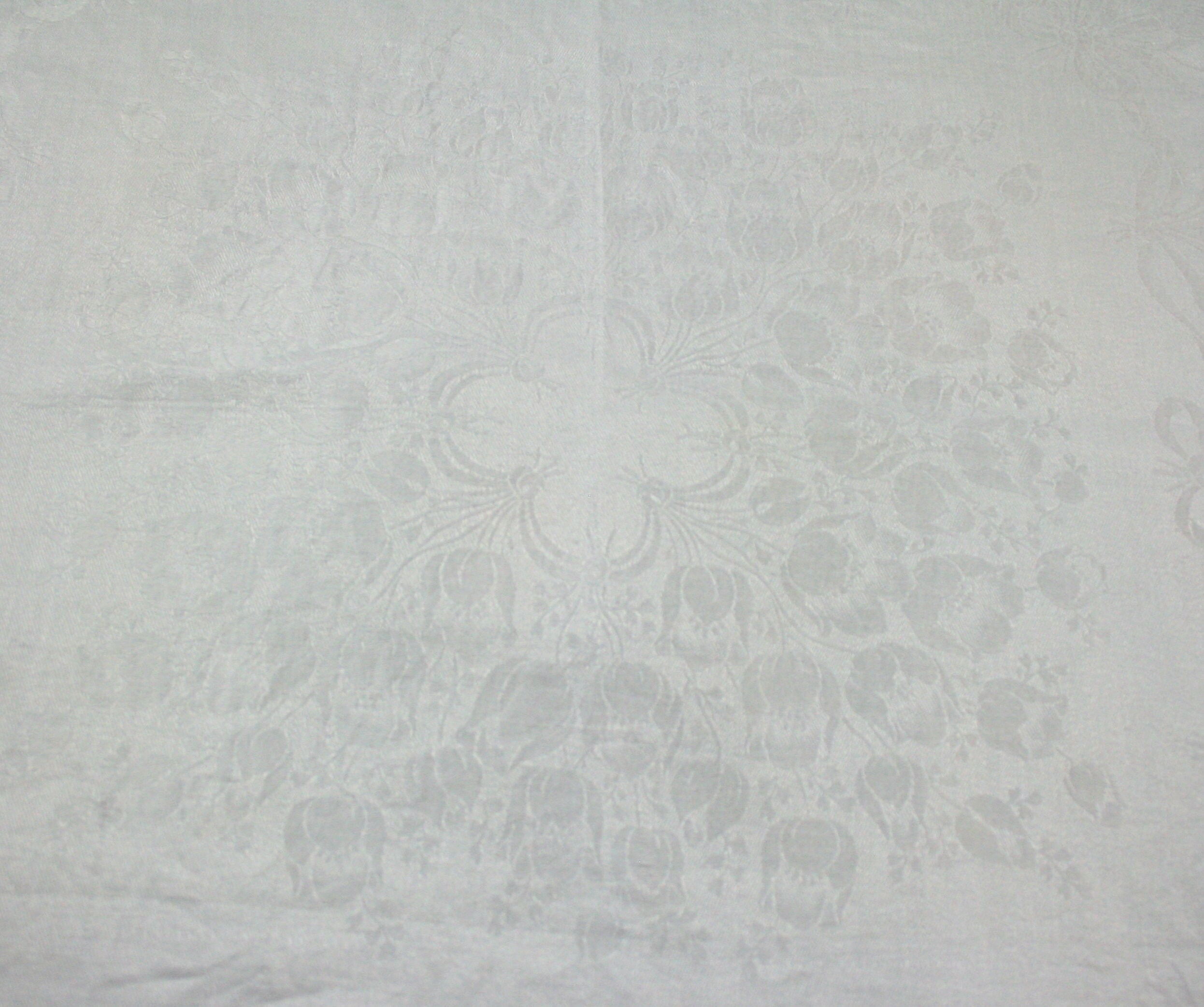 Damask Napkins Vintage Mismatched Floral Tulips Set 4 Etsy