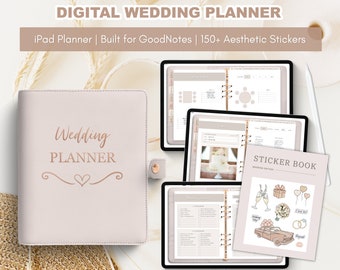 Digital Wedding Planner for GoodNotes: iPad Template (PDF)