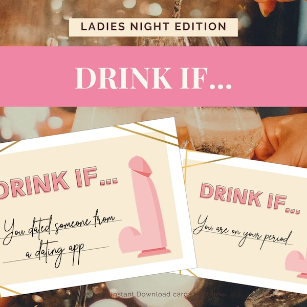 Bachelorette Party Drinking Game Ladies Night Ideas Dirty Drink If