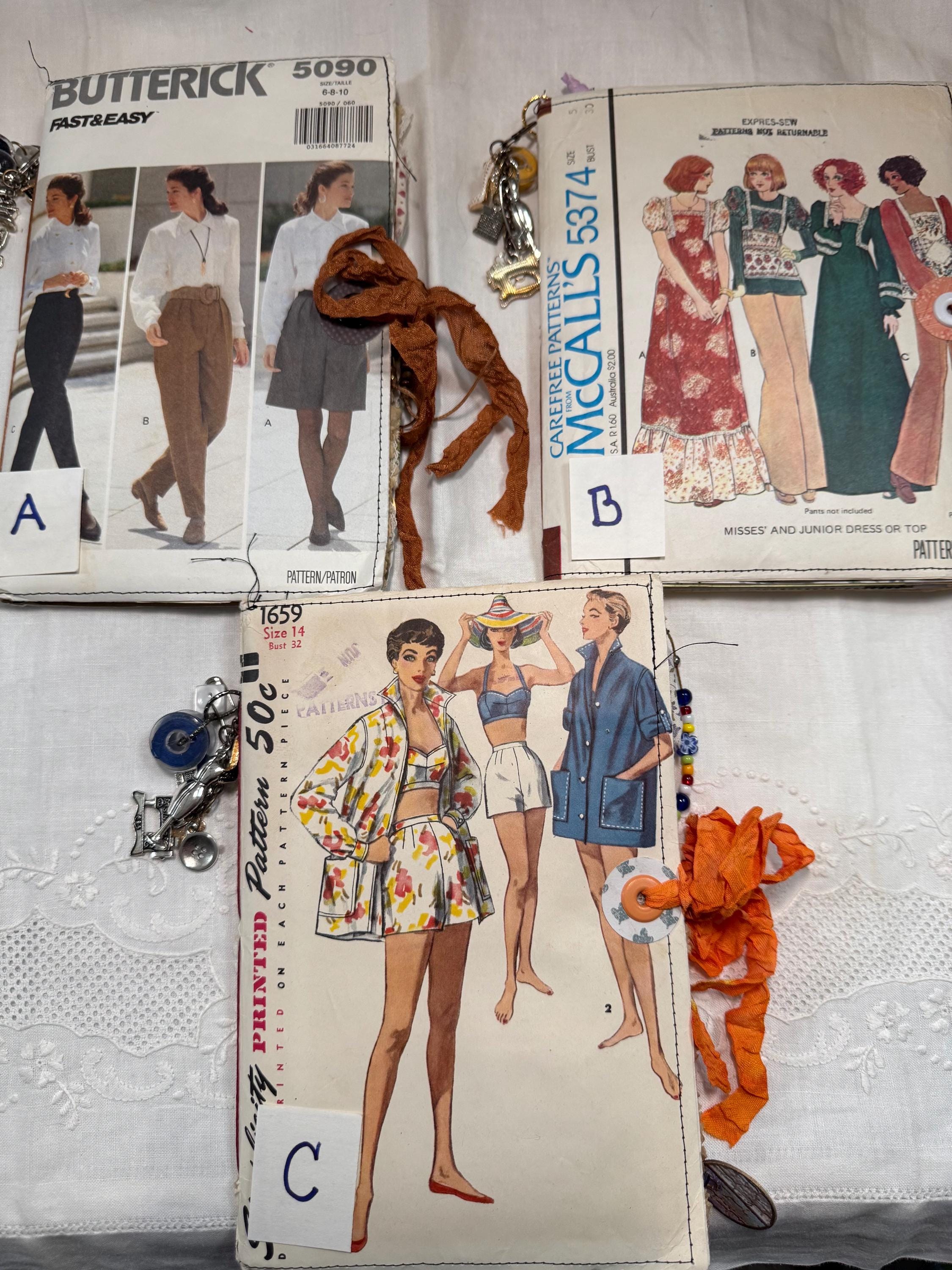 Altered Sewing Pattern Journals