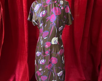 Sukienka Cheongsam Quiapo z lat 70.
