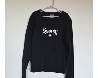 Vintage 2000's Sassy Harley Davidson Women's Tee Medium
