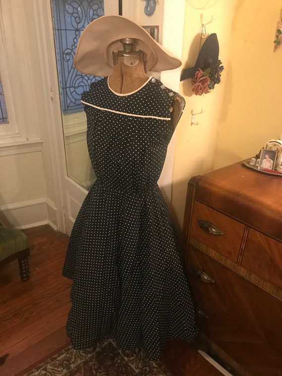 1950s Polka Dot Dress