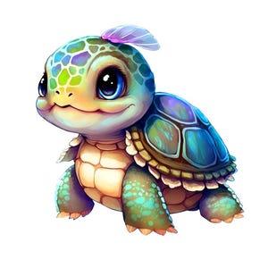 Bügelbild Schildkröte