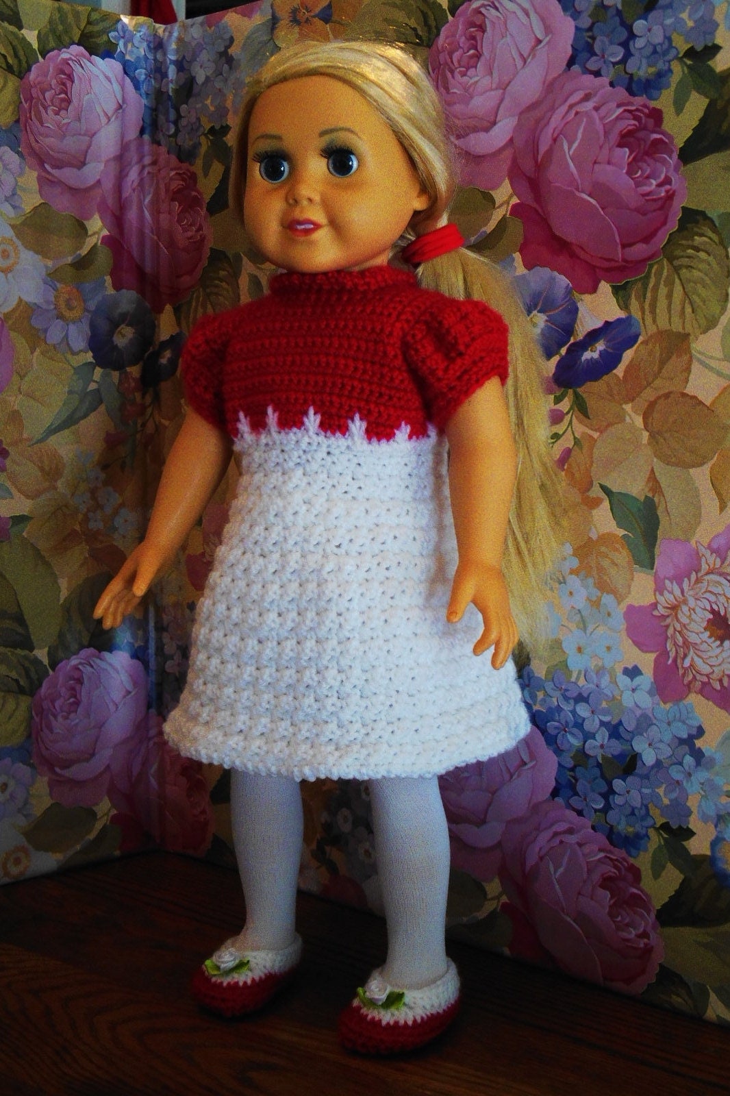 Crochet Sweetie Dress for 18 inch Dolls Etsy