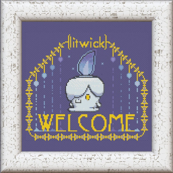 Pokémon Type Chart Cross Stitch Pattern Instant PDF 