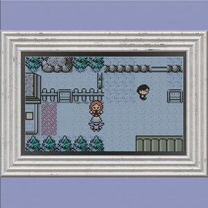 Vietnamese Crystal Cross Stitch Cherrygrove City Pokemon Etsy Uk