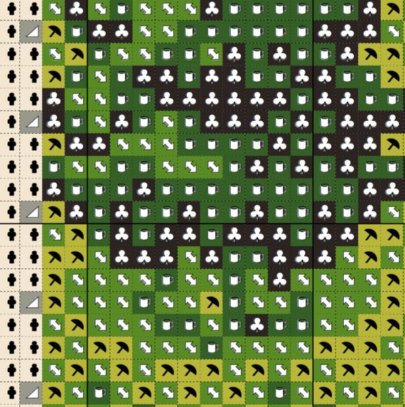 Vietnamese Crystal Cross Stitch Cherrygrove City Pokemon Etsy Uk