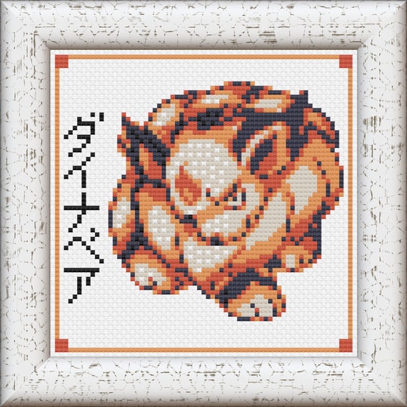 Pokémon Type Chart Cross Stitch Pattern Instant PDF 