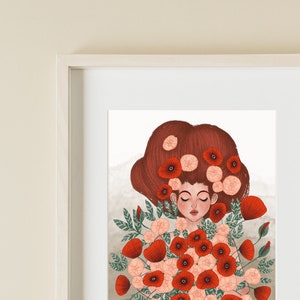 Flower Girl, Print image 1