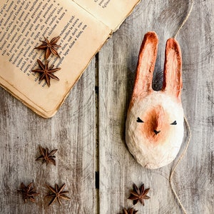 Coniglietto Mignon Arancione da appendere