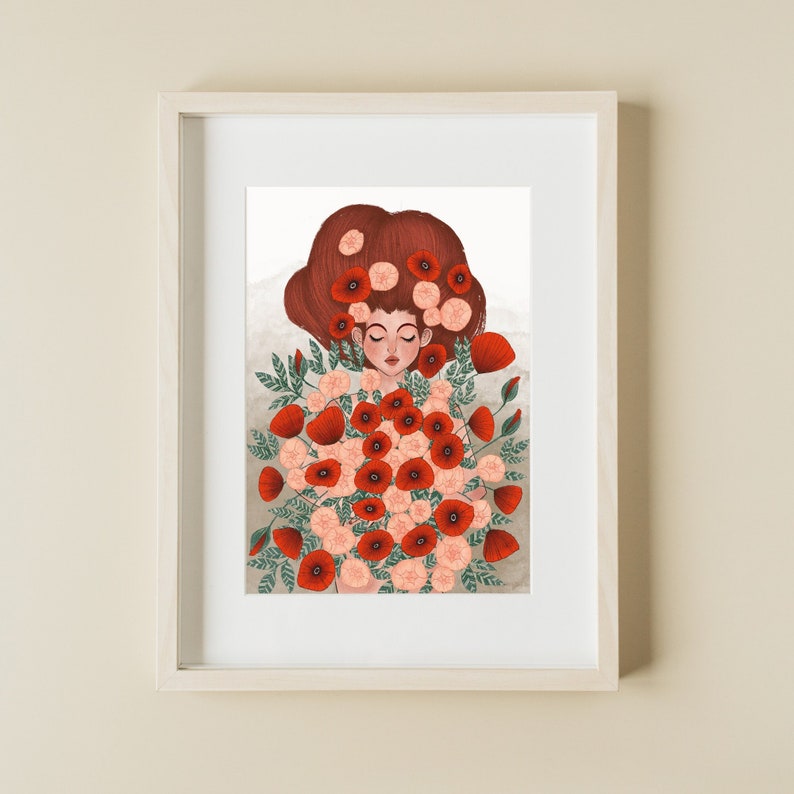 Flower Girl, Print image 1