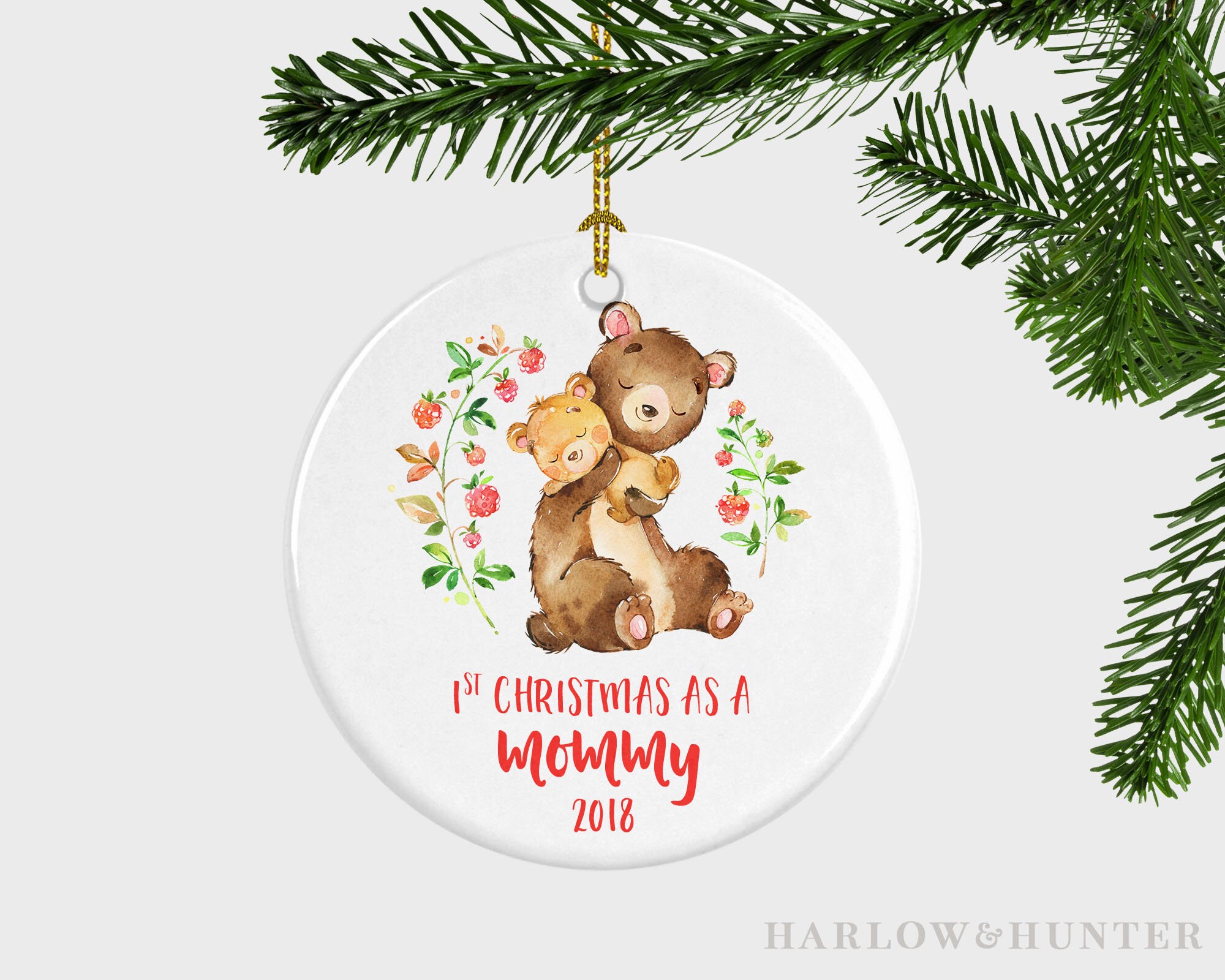 first christmas as a mom ornament