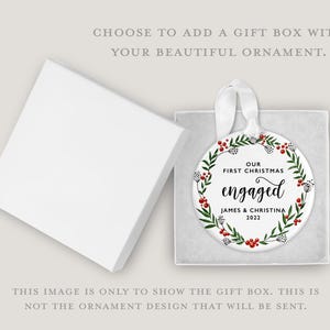 ベビースキャン写真オーナメント、ベビースキャンクリスマス記念品、超音波写真、パーソナライズされたベビーシャワーギフト、妊娠発表、祖父母 画像 2