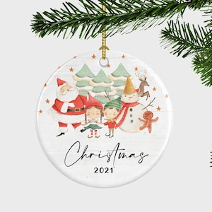 First Christmas Family Decoration, First Christmas Bauble, Babys First Christmas, 1st Christmas,Kids Christmas Gift, Christmas Ornament 2021