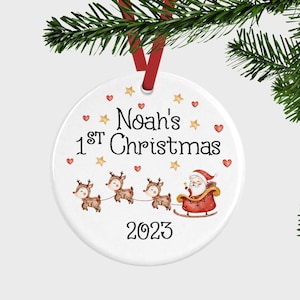 Babys First Christmas Decoration,Personalised Christmas Bauble,Baby First Christmas Gift,Baby Christmas Gift,Christmas Decor,Stocking Filler
