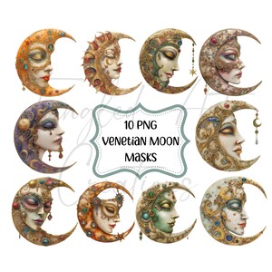 Boho Moon faces celestial PNG file Sublimation